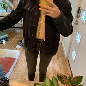 Corduroy black jacket
